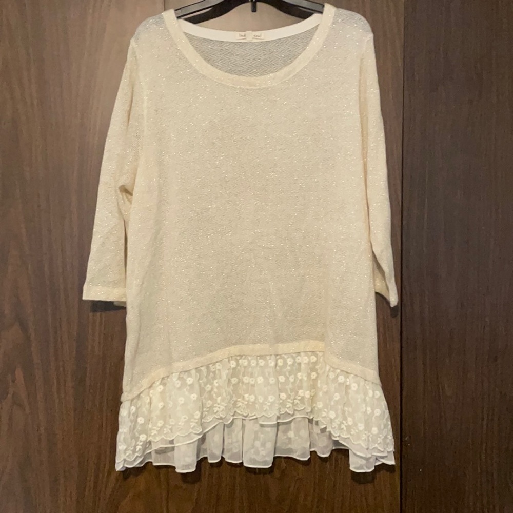 Cream color sweater